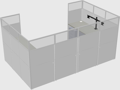 Cabine en u