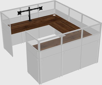 Cabine en u