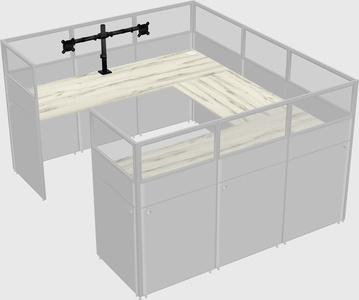 Cabine en u
