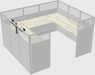 Cabine en u