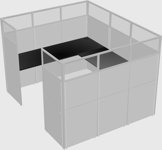 Cabine en u