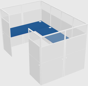 Cabine en u