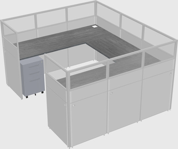 Cabine en u