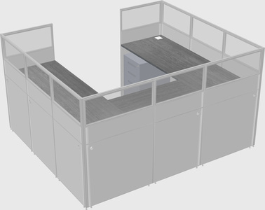 Cabine en u