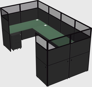 Cabine en u