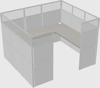 Cabine en u