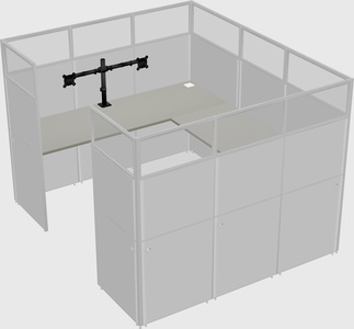Cabine en u