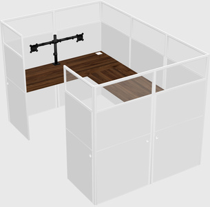 Cabine en u