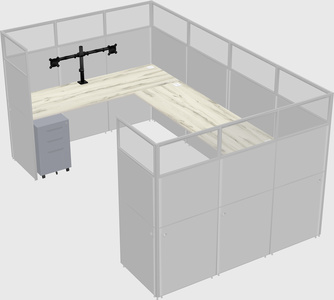 Cabine en u