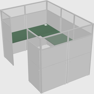 Cabine en u