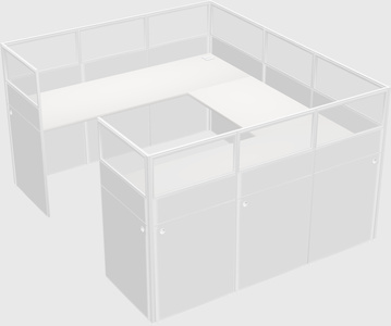 Cabine en u