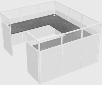 Cabine en u