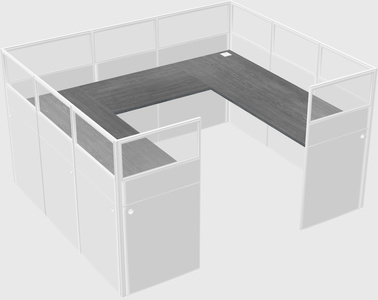 Cabine en u