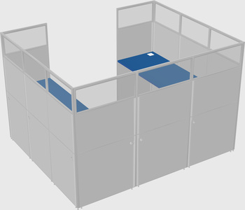 Cabine en u