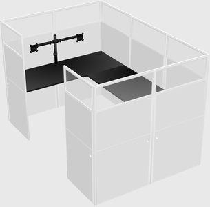 Cabine en u