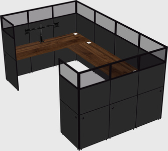 Cabine en u
