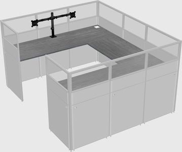 Cabine en u