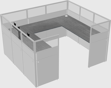 Cabine en u