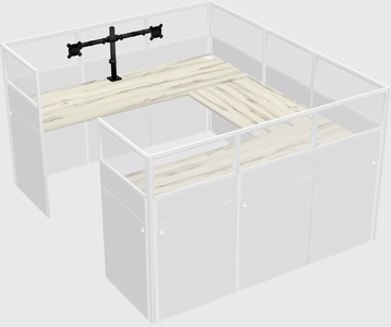 Cabine en u