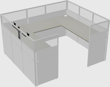 Cabine en u