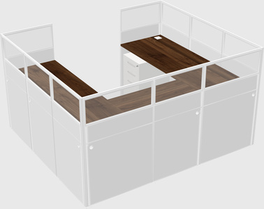Cabine en u