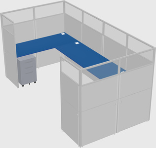 Cabine en u