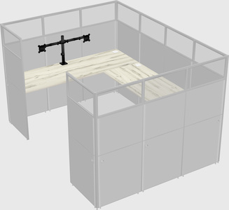 Cabine en u