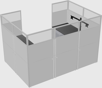 Cabine en u