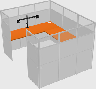 Cabine en u