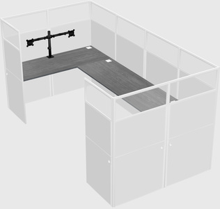 Cabine en u