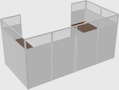Cabine en u