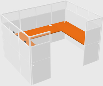Cabine en u
