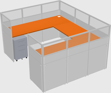 Cabine en u