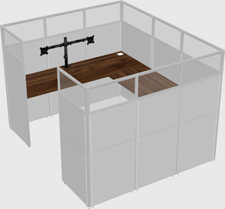 Cabine en u