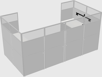 Cabine en u