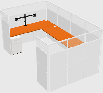 Cabine en u