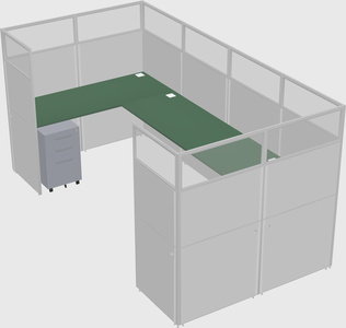 Cabine en u