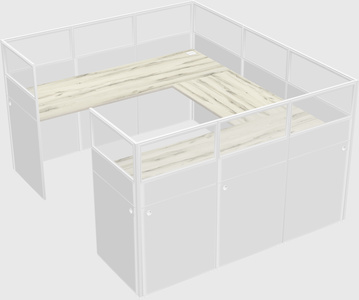 Cabine en u