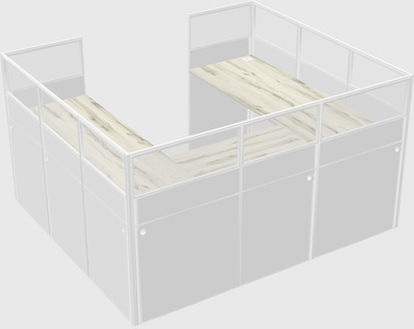 Cabine en u