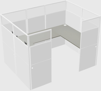 Cabine en u