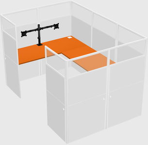 Cabine en u