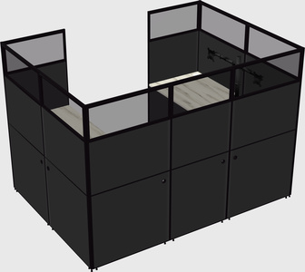 Cabine en u