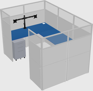 Cabine en u