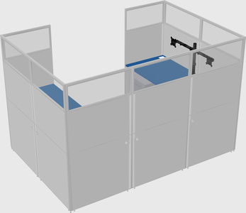 Cabine en u