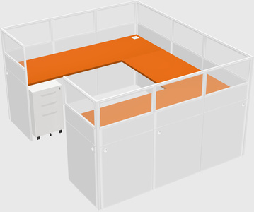 Cabine en u