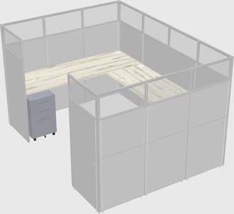 Cabine en u