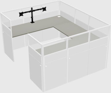 Cabine en u