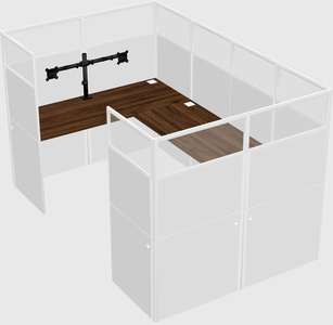 Cabine en u