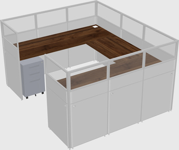 Cabine en u