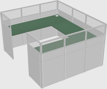 Cabine en u